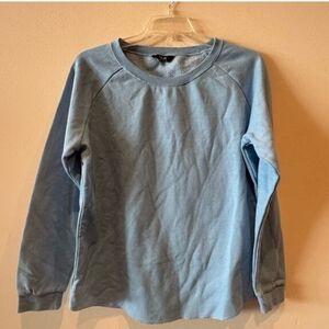 Huk Sky Blue crop Crew sweatshirt XL